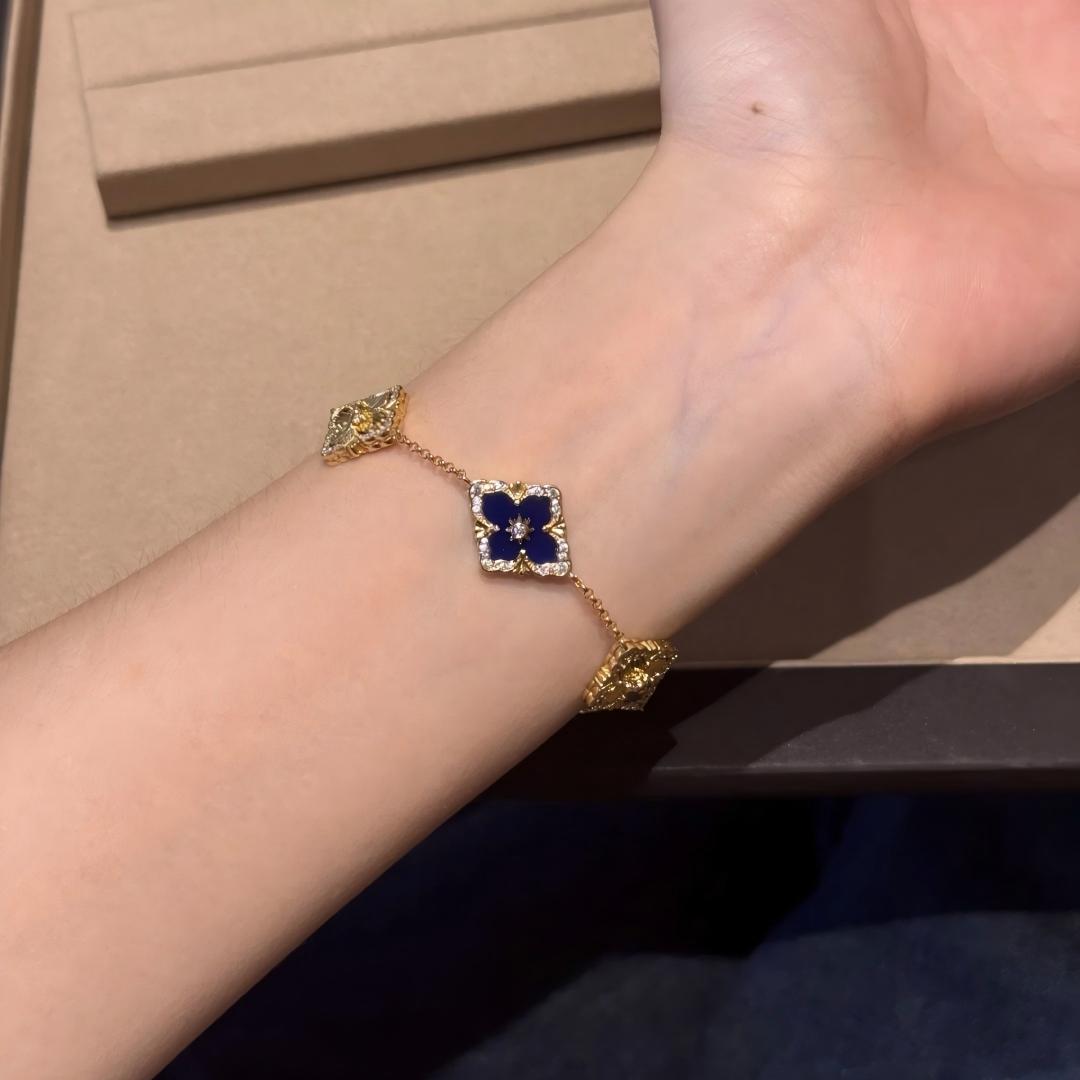 [OAKJURI Jewelry JEWELRY] OPERA 5 MOTIFS TULLE ENAMEL BRACELET