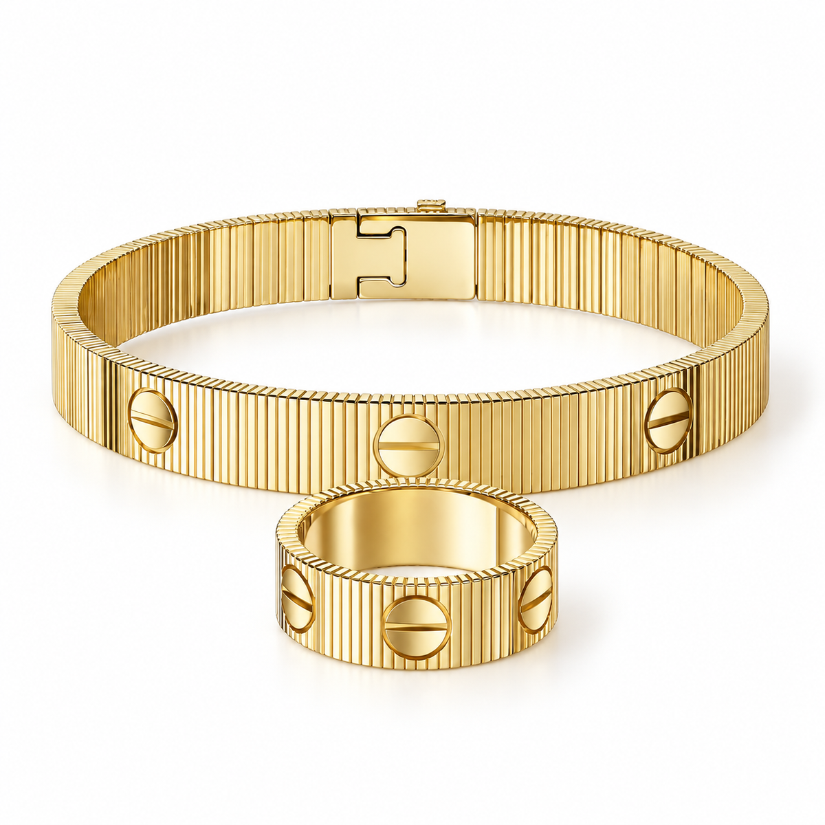 [OAKJURI Jewelry]Love Unlimited Bracelet & Ring Set