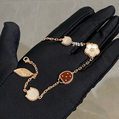 [OAKJURI Jewelry]LUCKY SPRING 5 MOTIF BRACELET