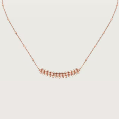 [OAKJURI Jewelry] CLASH  SMALL FULL DIAMOND NECKLACE