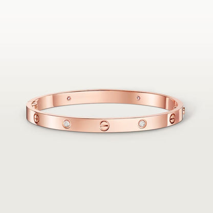 [OAKJURI Jewelry] LOVE BRACELET 4.8MM 4 DIAMONDS