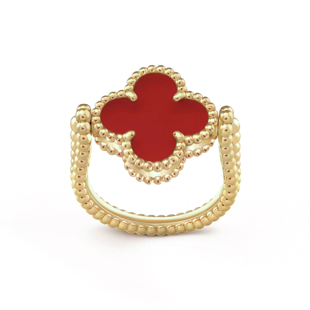 [OAKJURI Jewelry]CLOVER RIVERSIBLE RING GOLD COLLECTION