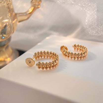 [OAKJURI Jewelry] CLASH SMALL HOOP EARRINGS