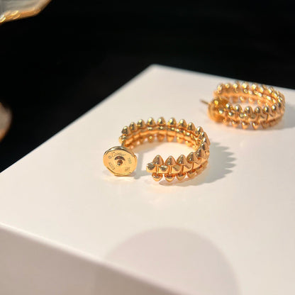 [OAKJURI Jewelry] CLASH SMALL HOOP EARRINGS