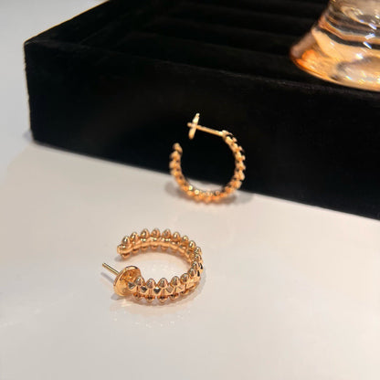 [OAKJURI Jewelry] CLASH SMALL HOOP EARRINGS