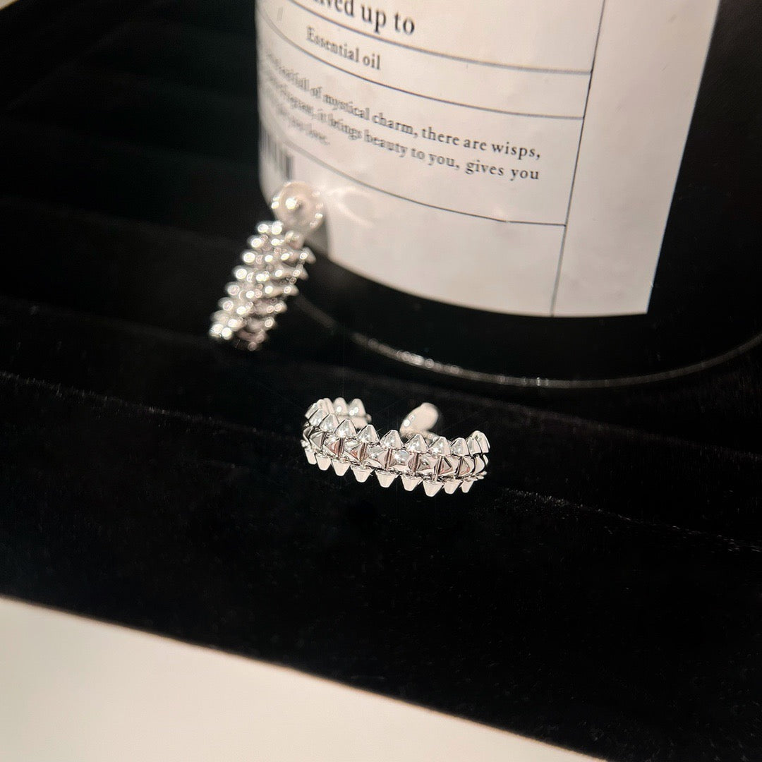 [OAKJURI Jewelry] CLASH SMALL HOOP EARRINGS