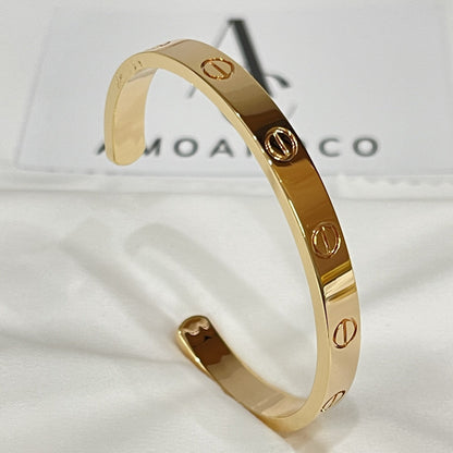 [OAKJURI Jewelry] LOVE BRACELET 6.1MM OPEN CUFF