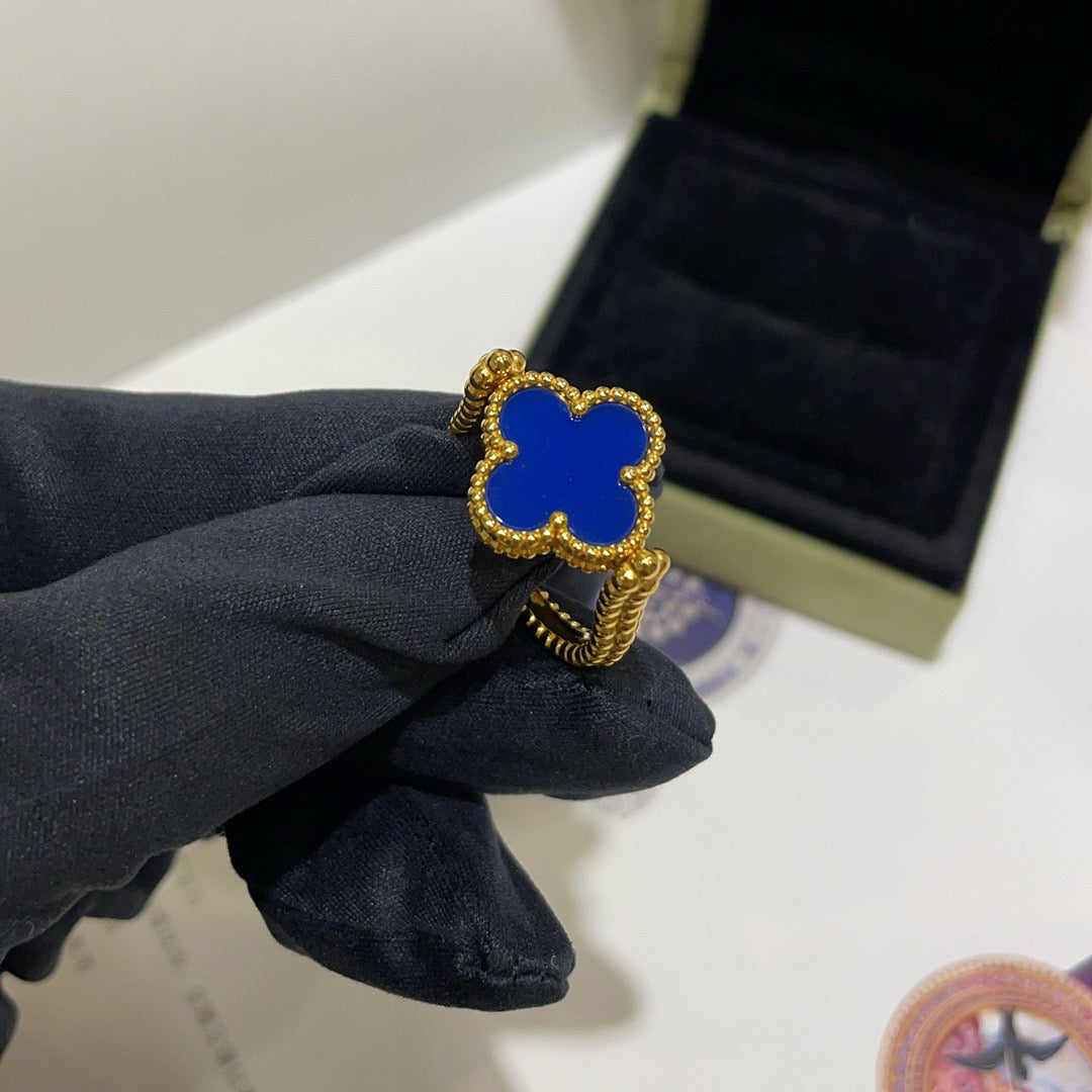 [OAKJURI Jewelry]CLOVER RIVERSIBLE RING GOLD COLLECTION