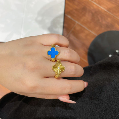[OAKJURI Jewelry]CLOVER RIVERSIBLE RING GOLD COLLECTION