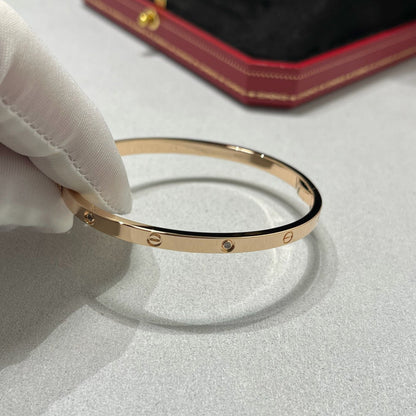 [OAKJURI Jewelry] LOVE BRACELET 3.65MM 6 DIAMONDS
