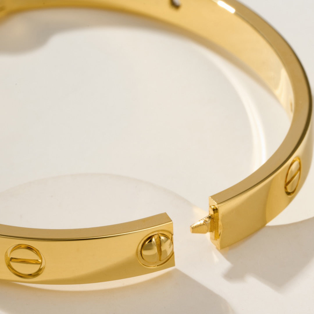 [OAKJURI Jewelry] LOVE Classic & JUSTE Diamond Bracelet Stack Set