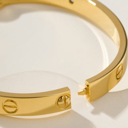 [OAKJURI Jewelry] LOVE Classic & JUSTE Diamond Bracelet Stack Set
