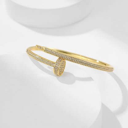 [OAKJURI Jewelry]Love & Juste Statement Bracelet Trio Stack Set