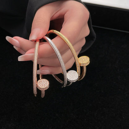 [OAKJURI Jewelry] JUSTE BRACELET 3.5MM ALL DIAMONDS