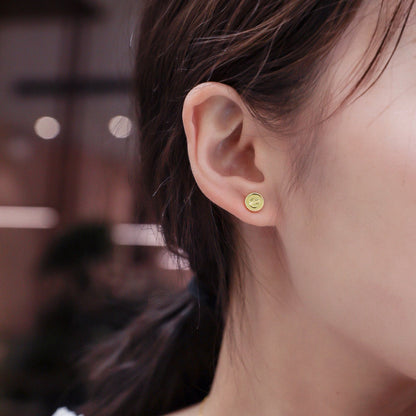 [OAKJURI Jewelry] LOVE EARRINGS 7.2MM