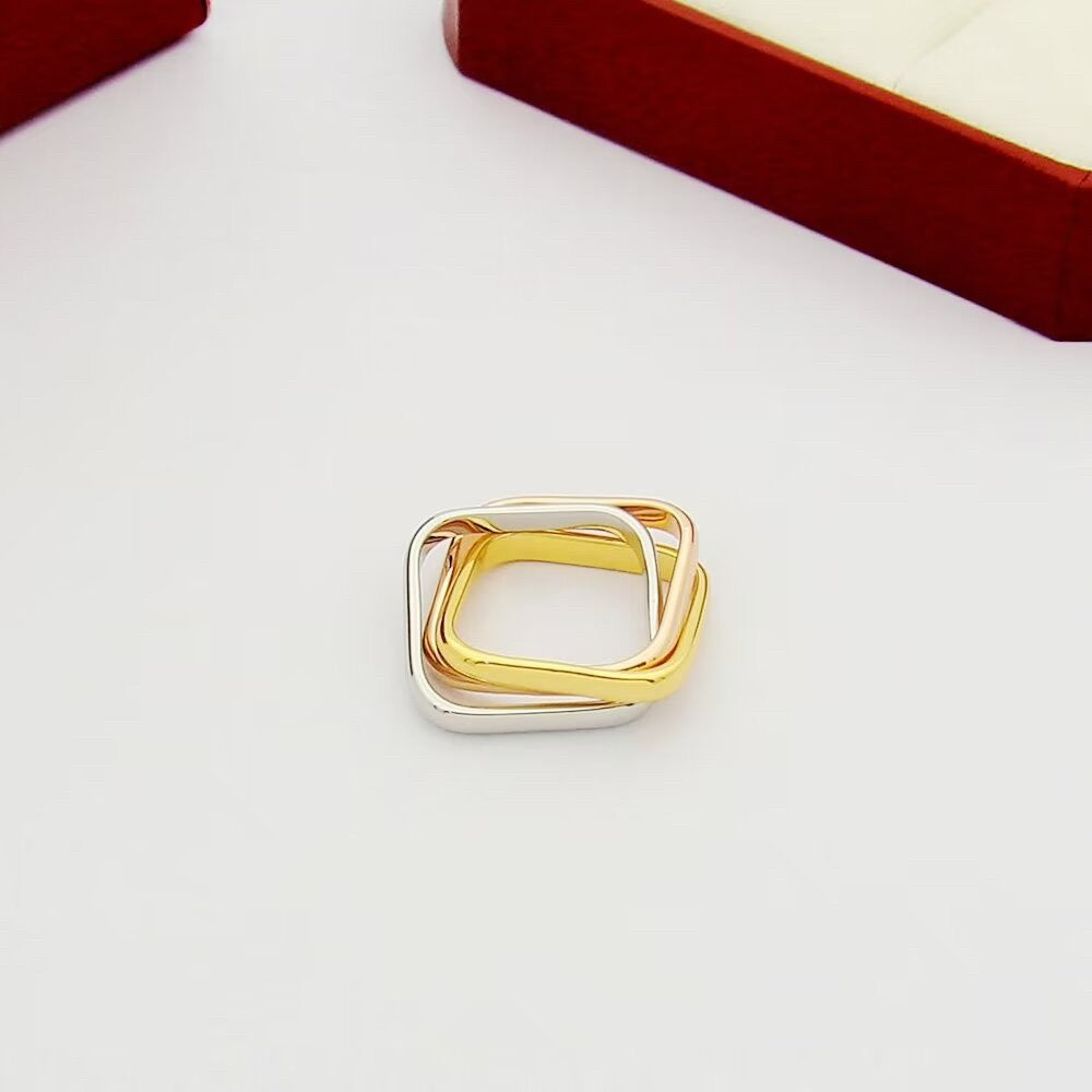 [OAKJURI Jewelry] TRINITY 3.5MM CUSHION RING COLLECTION