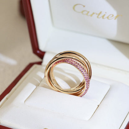 [OAKJURI Jewelry] TRINITY 3.2MM RING PINK DIAMOND