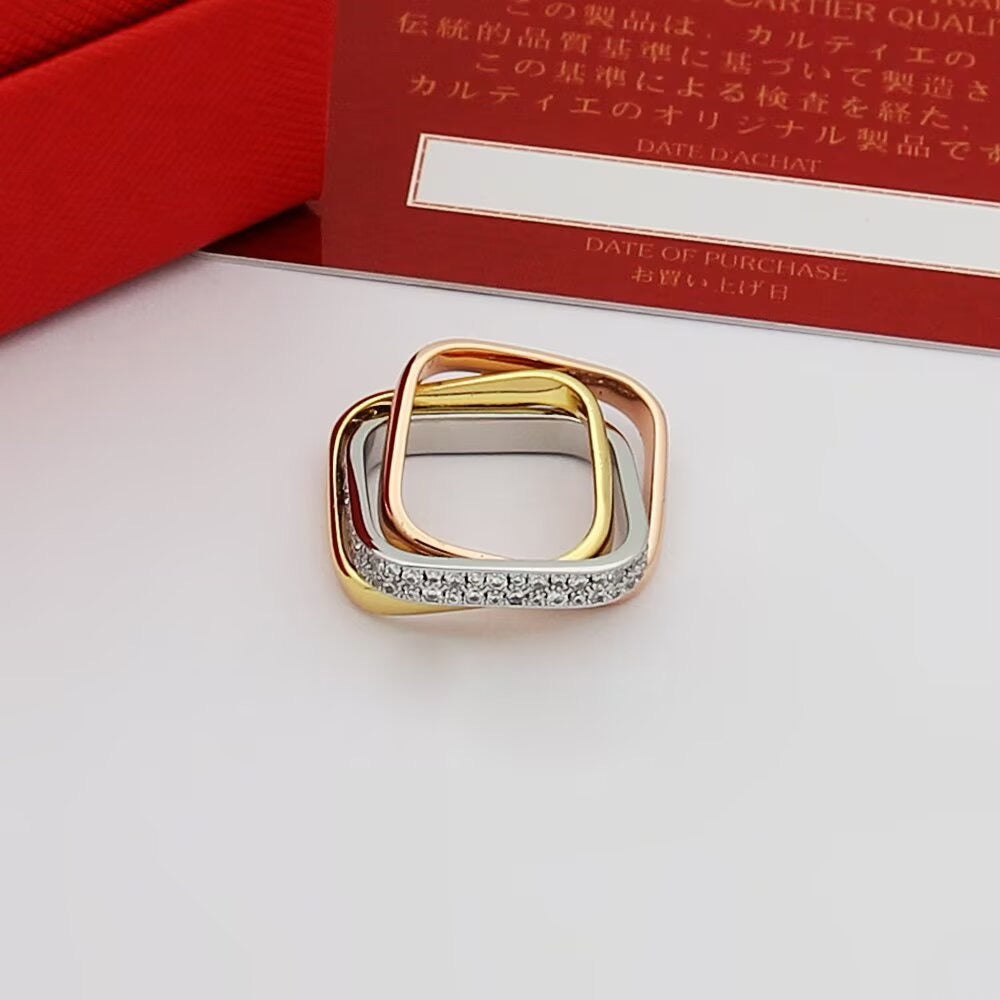 [OAKJURI Jewelry] TRINITY 3.5MM CUSHION RING COLLECTION
