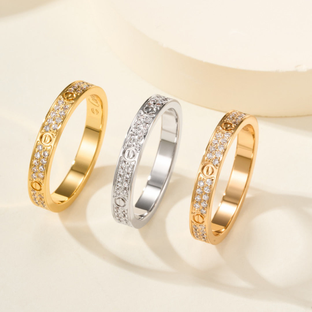 [OAKJURI Jewelry] LOVE RING 2.65MM DIAMOND