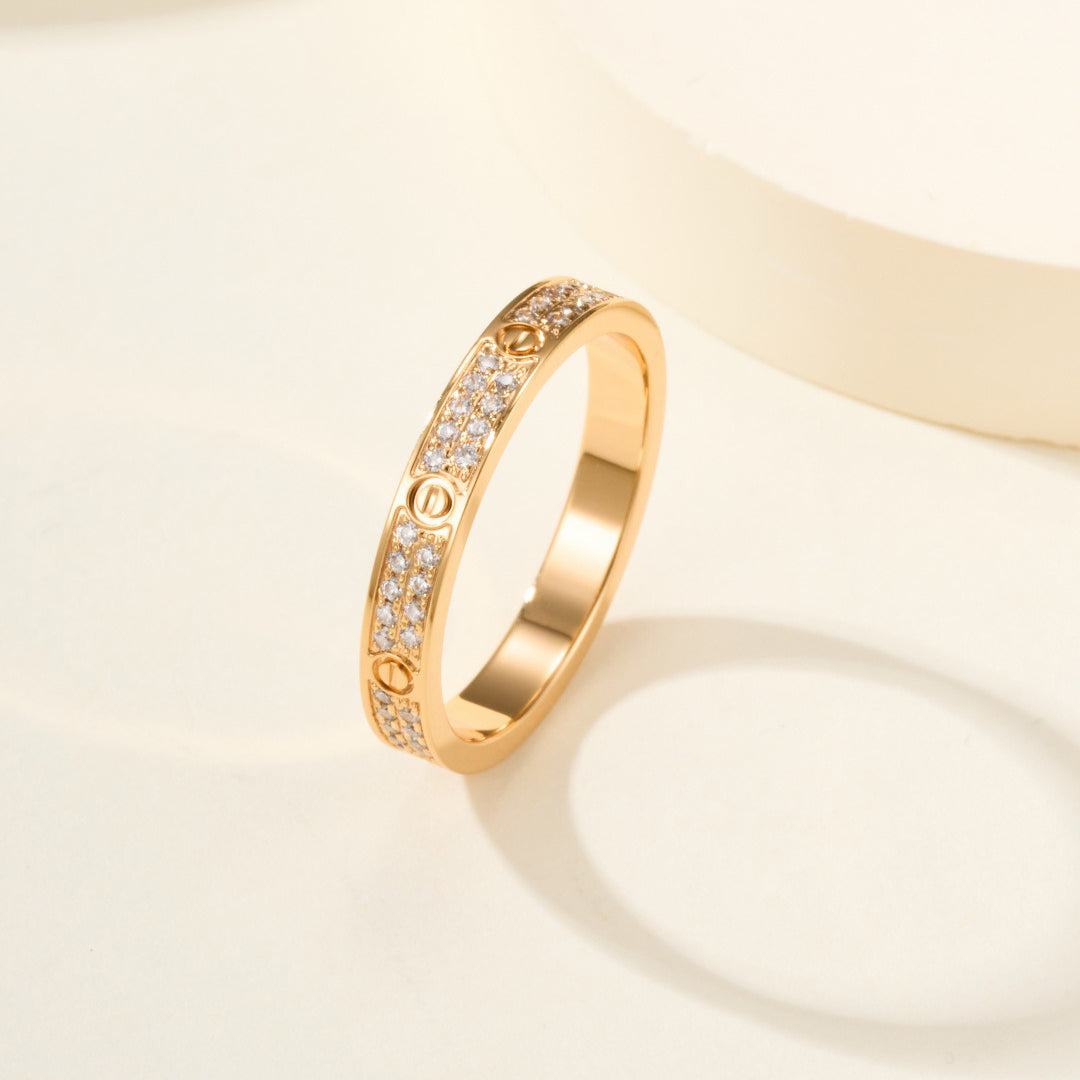 [OAKJURI Jewelry] LOVE RING 2.65MM DIAMOND