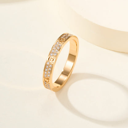 [OAKJURI Jewelry] LOVE RING 2.65MM DIAMOND