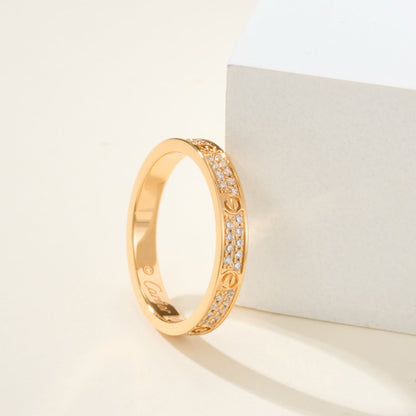[OAKJURI Jewelry] LOVE RING 2.65MM DIAMOND
