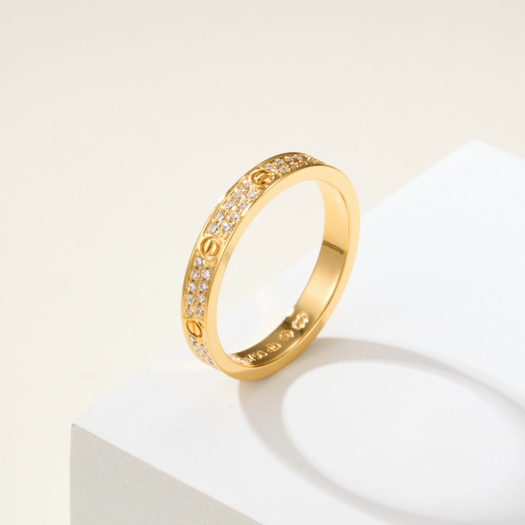 [OAKJURI Jewelry] LOVE RING 2.65MM DIAMOND