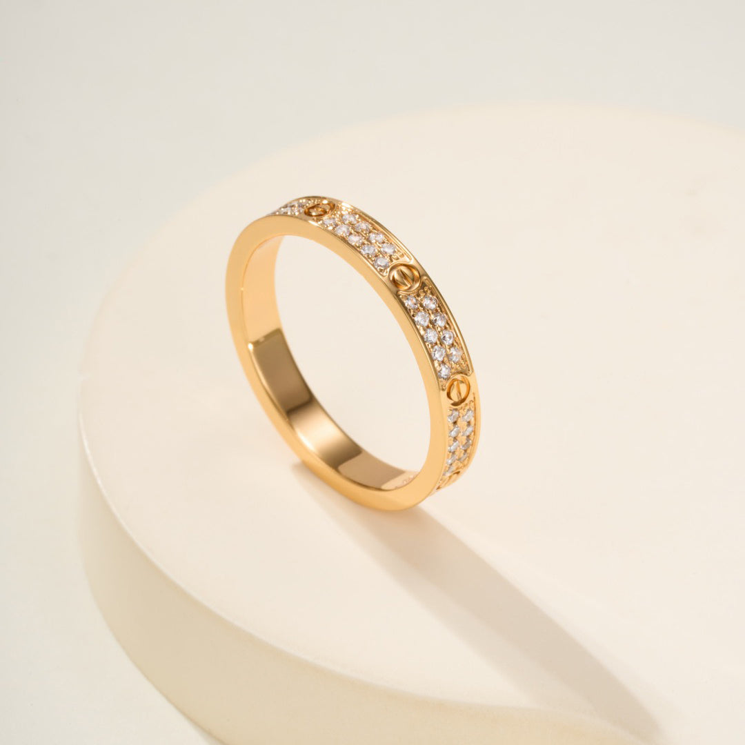 [OAKJURI Jewelry] LOVE RING 2.65MM DIAMOND