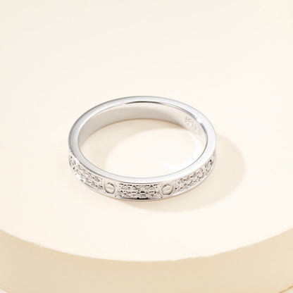 [OAKJURI Jewelry] LOVE RING 2.65MM DIAMOND