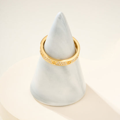 [OAKJURI Jewelry] LOVE RING 2.65MM DIAMOND