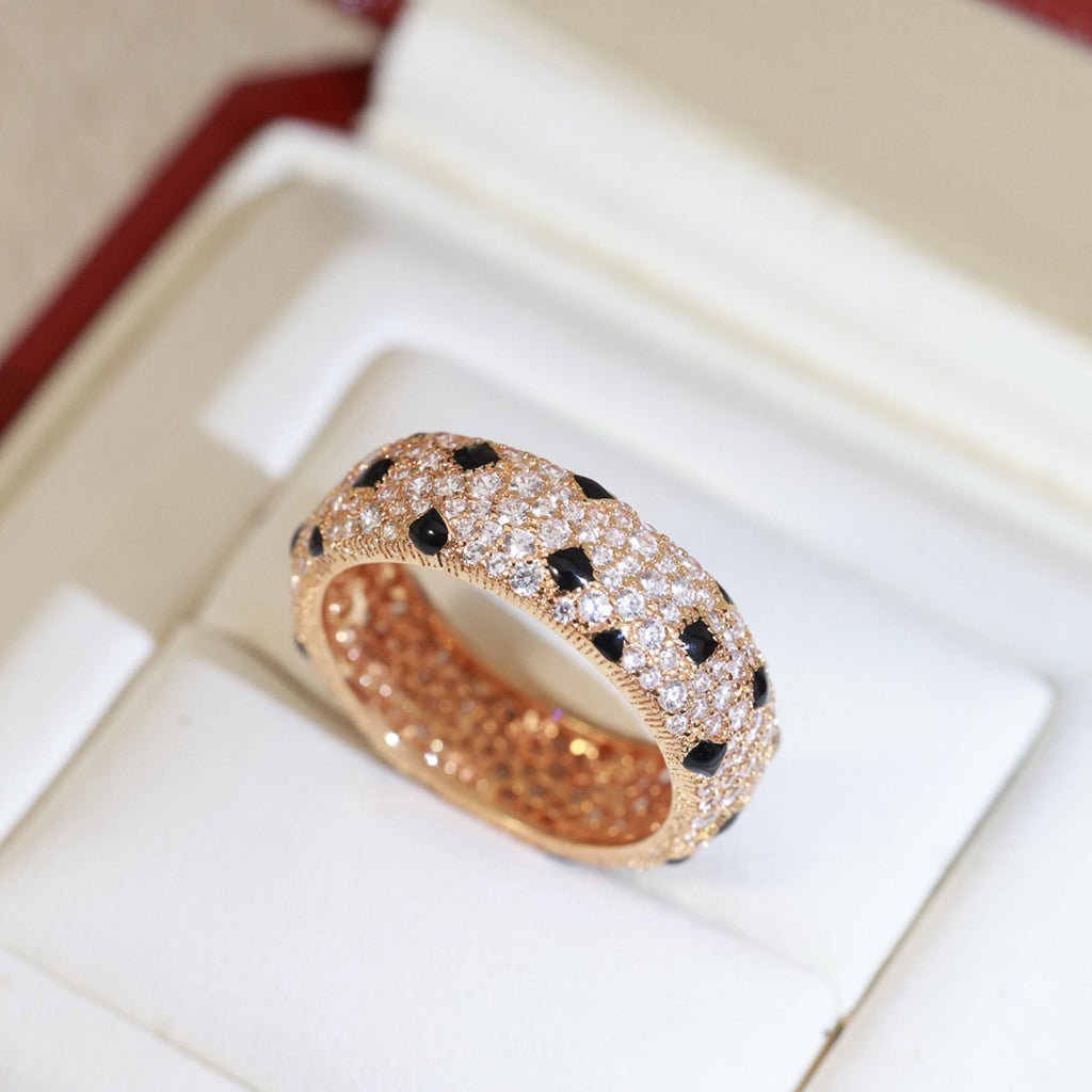 [OAKJURI Jewelry] PANTHERE SPOTTED FULL DIAMOND RING