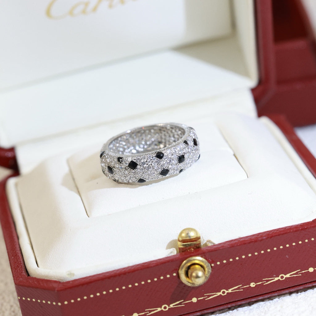 [OAKJURI Jewelry] PANTHERE SPOTTED FULL DIAMOND RING