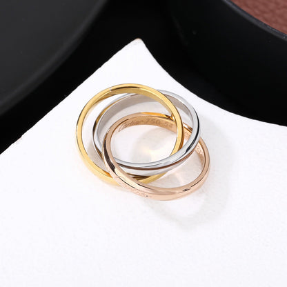 [OAKJURI Jewelry] TRINITY 3.2MM RING COLLECTION