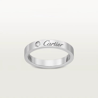 [OAKJURI Jewelry] LOVE RING 4MM 1 DIAMOND