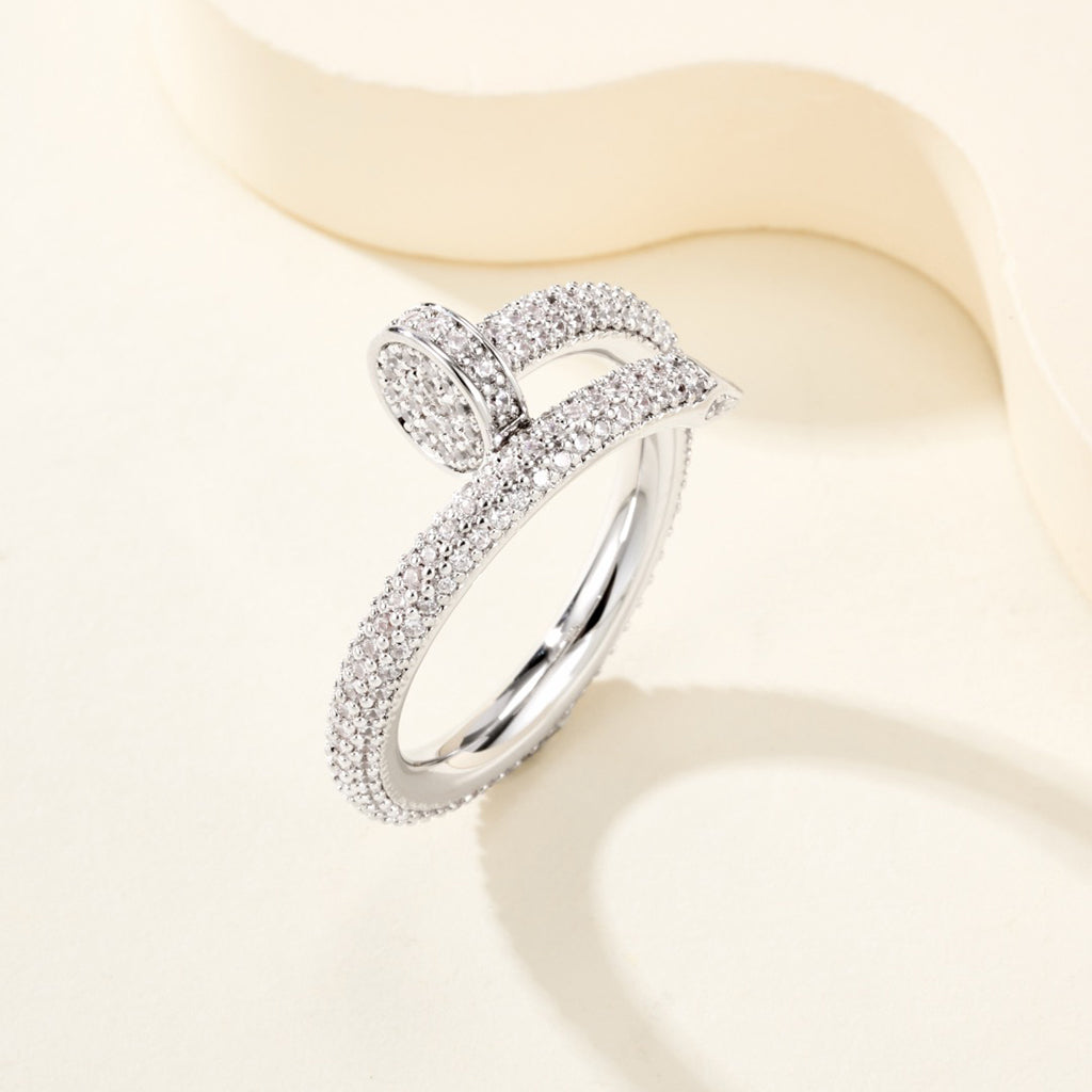 [OAKJURI Jewelry] JUSTE RING 2.6MM FULL DIAMOND