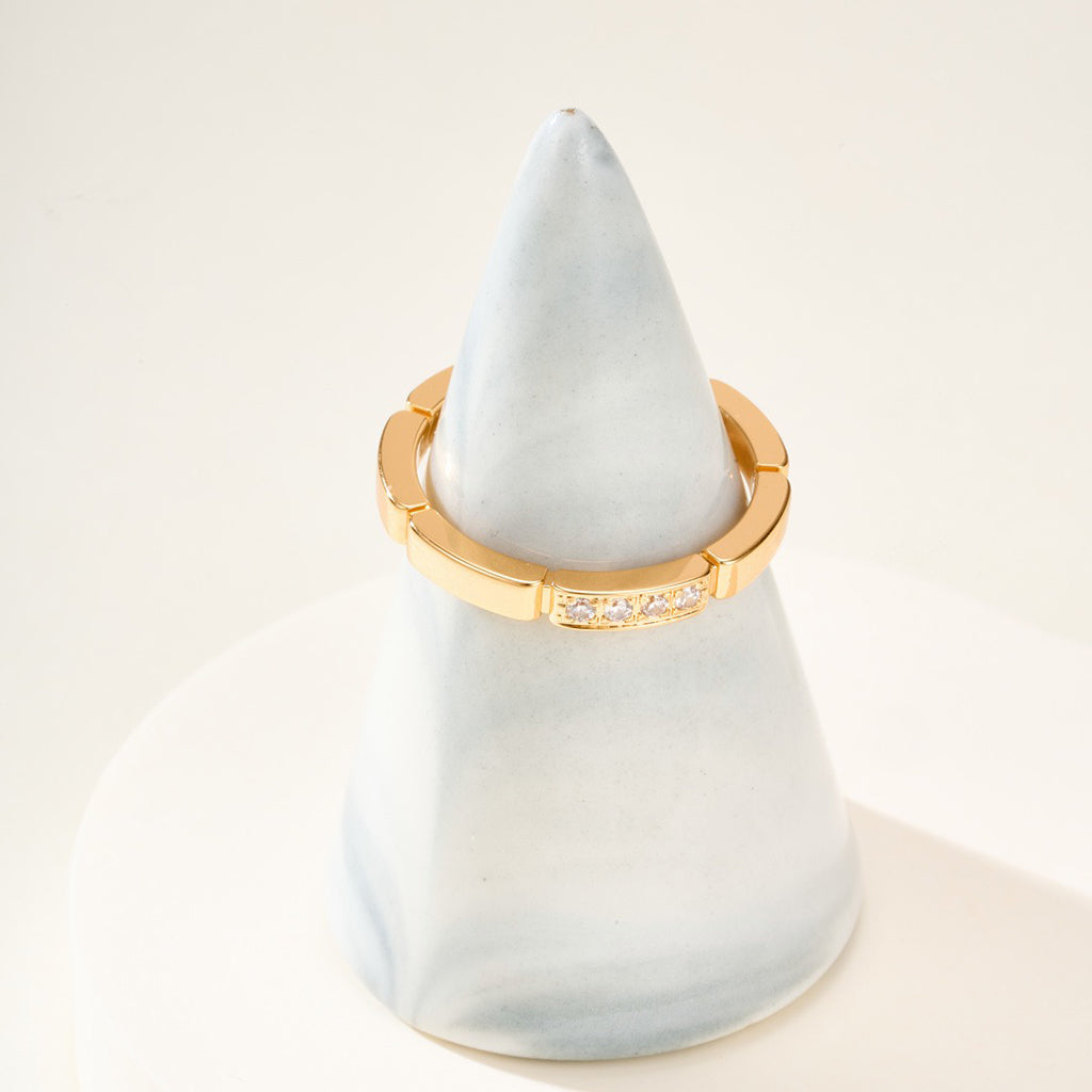 [OAKJURI Jewelry] MAILLON PANTHERE 4 DIAMOND RING