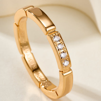 [OAKJURI Jewelry] MAILLON PANTHERE 4 DIAMOND RING