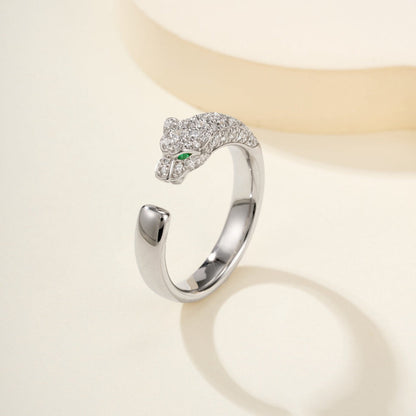 [OAKJURI Jewelry] PANTHERE HALF DIAMOND SMALL RING