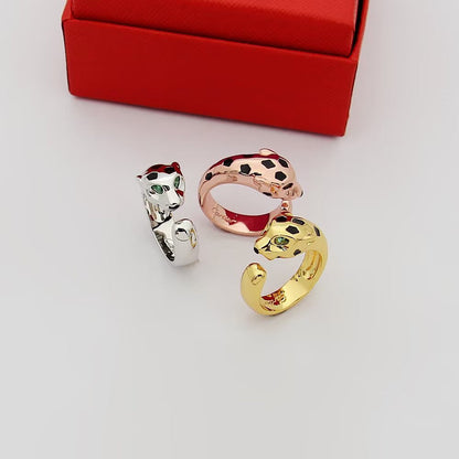 [OAKJURI Jewelry] PANTHERE SPOTTED MEDIUM RING