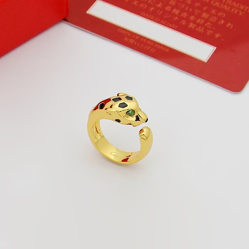 [OAKJURI Jewelry] PANTHERE SPOTTED MEDIUM RING