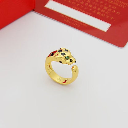 [OAKJURI Jewelry] PANTHERE SPOTTED MEDIUM RING