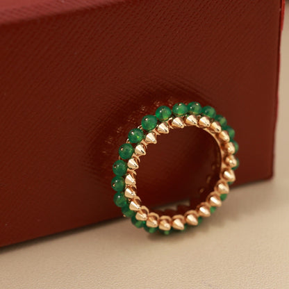 [OAKJURI Jewelry] CLASH 7.9MM AGATE CHALCEDONY RING