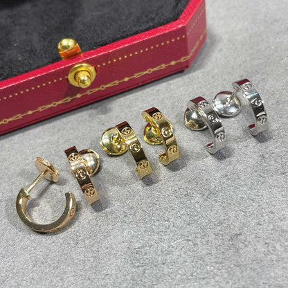 [OAKJURI Jewelry] LOVE EARRINGS 2.65 MM NO DIAMOND SMALL