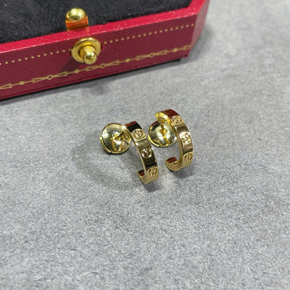 [OAKJURI Jewelry] LOVE EARRINGS 2.65 MM NO DIAMOND SMALL