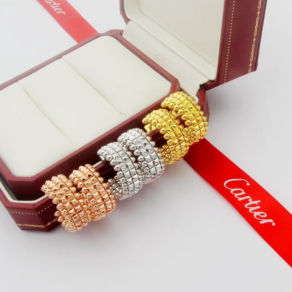 [OAKJURI Jewelry] CLASH 9.2MM DOUBLE ROW EARRINGS