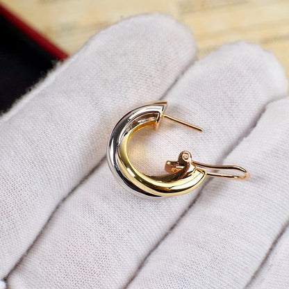 [OAKJURI Jewelry] TRINITY ON DIAMOND CLASSIC EARRINGS