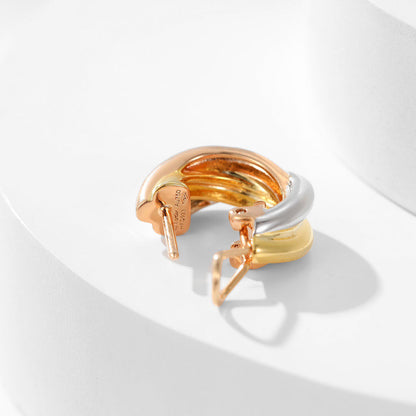 [OAKJURI Jewelry] TRINITY ON DIAMOND CLASSIC EARRINGS