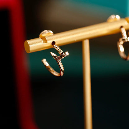 [OAKJURI Jewelry] JUSTE NO DIAMOND SMALL EARRINGS