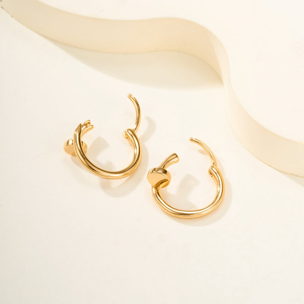 [OAKJURI Jewelry] JUSTE NO DIAMOND MINI EARRINGS