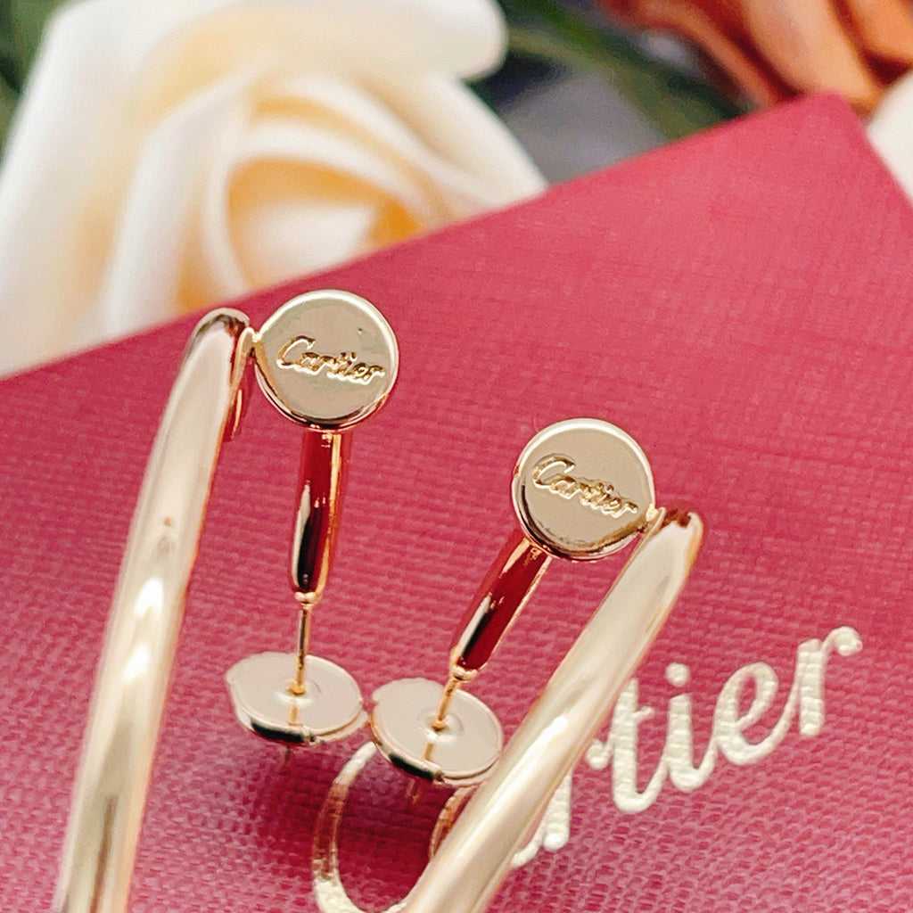 [OAKJURI Jewelry] JUSTE NO DIAMOND LARGE EARRINGS